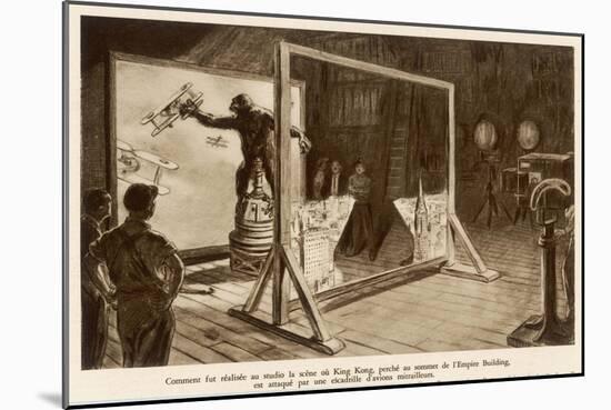 The Filming of King Kong-J. Simont-Mounted Art Print