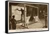 The Filming of King Kong-J. Simont-Framed Stretched Canvas