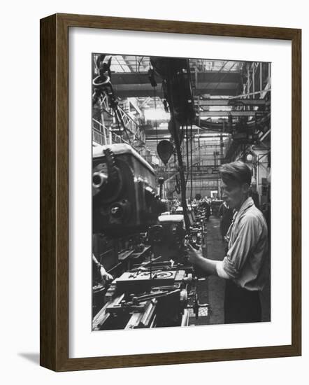 The Final Assembly Line, in a Plant Near Moscow-null-Framed Photographic Print