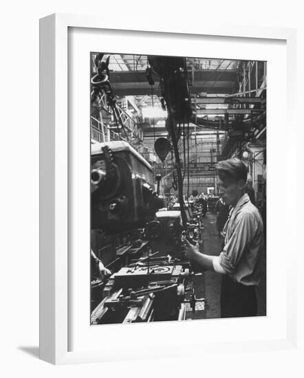 The Final Assembly Line, in a Plant Near Moscow-null-Framed Photographic Print