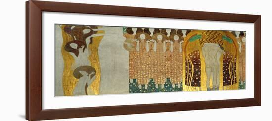 The Final Chorus of Beethoven's 9th Symphony-Gustav Klimt-Framed Giclee Print