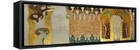 The Final Chorus of Beethoven's 9th Symphony-Gustav Klimt-Framed Stretched Canvas