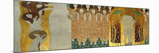 The Final Chorus of Beethoven's 9th Symphony-Gustav Klimt-Mounted Giclee Print