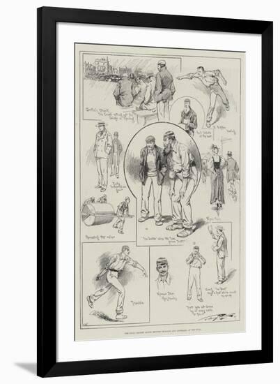 The Final Cricket Match Between England and Australia at the Oval-null-Framed Giclee Print