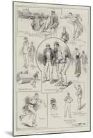 The Final Cricket Match Between England and Australia at the Oval-null-Mounted Giclee Print