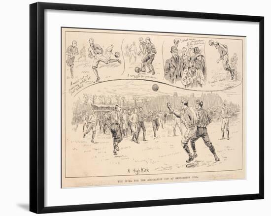 The Final for the Association Cup at Kennington Oval-null-Framed Giclee Print