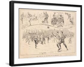 The Final for the Association Cup at Kennington Oval-null-Framed Giclee Print