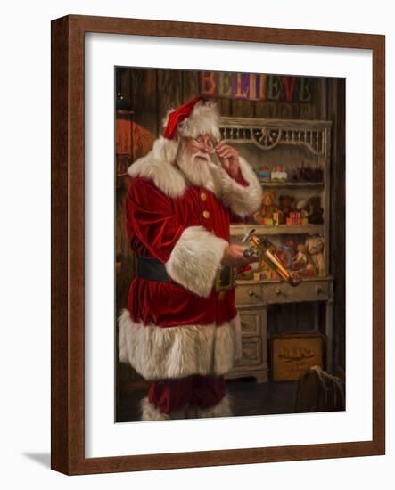 The Final Inspection-Santa’s Workshop-Framed Giclee Print