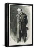 The Final Problem the Evil Professor Moriarty-Sidney Paget-Framed Stretched Canvas