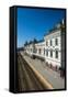 The Final Railway Station of the Trans-Siberian Railway in Vladivostok, Russia, Eurasia-Michael Runkel-Framed Stretched Canvas