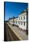 The Final Railway Station of the Trans-Siberian Railway in Vladivostok, Russia, Eurasia-Michael Runkel-Stretched Canvas