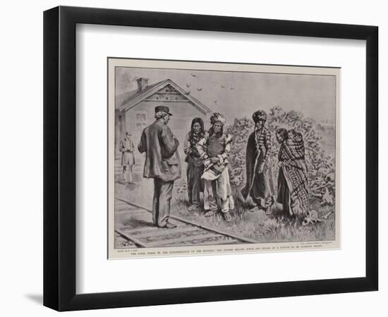 The Final Stage in the Extermination of the Buffalo-William T. Maud-Framed Premium Giclee Print