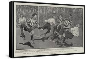 The Final Tie for the Football Association Cup at the Crystal Palace-Frank Gillett-Framed Stretched Canvas