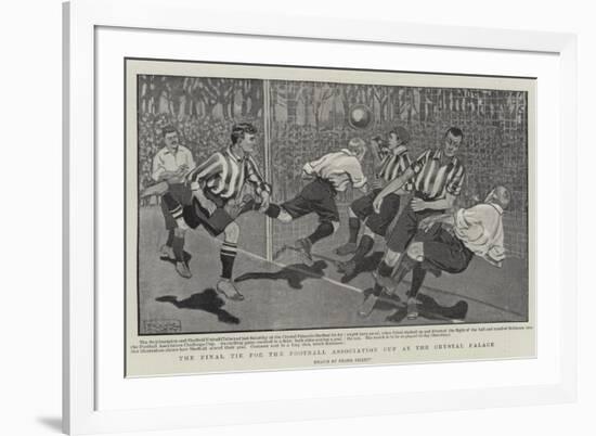 The Final Tie for the Football Association Cup at the Crystal Palace-Frank Gillett-Framed Giclee Print