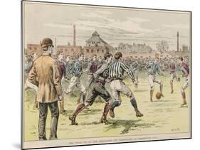 The Final Tie of the Association Cup Competition at Kennington Oval, 1892-null-Mounted Giclee Print