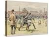 The Final Tie of the Association Cup Competition at Kennington Oval, 1892-null-Stretched Canvas