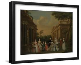 The Finch Family, C.1732-Charles Philips-Framed Giclee Print