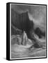The Finding of King Arthur, Illustration from 'Idylls of the King' by Alfred Tennyson (Engraving)-Gustave Doré-Framed Stretched Canvas