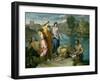 The Finding of Moses, 1638-Nicolas Poussin-Framed Giclee Print