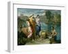 The Finding of Moses, 1638-Nicolas Poussin-Framed Giclee Print