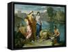 The Finding of Moses, 1638-Nicolas Poussin-Framed Stretched Canvas