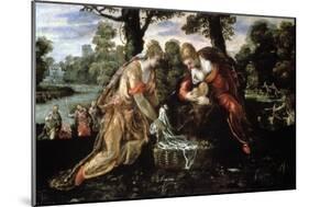 The Finding of Moses, 1651-Jacopo Tintoretto-Mounted Giclee Print