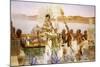 The Finding of Moses, 1903-05-Lawrence Alma-Tadema-Mounted Giclee Print