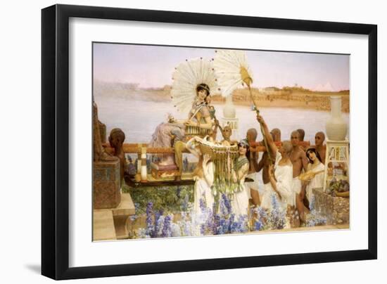 The Finding of Moses, 1903-05-Lawrence Alma-Tadema-Framed Giclee Print