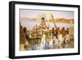 The Finding of Moses, 1903-05-Lawrence Alma-Tadema-Framed Giclee Print