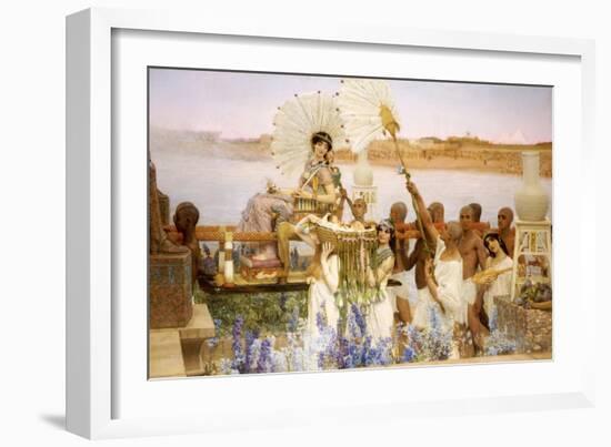 The Finding of Moses, 1903-05-Lawrence Alma-Tadema-Framed Giclee Print