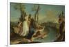 The Finding of Moses, after 1740-Francesco Zugno-Framed Giclee Print