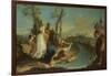 The Finding of Moses, after 1740-Francesco Zugno-Framed Giclee Print