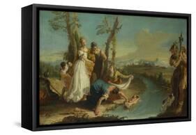 The Finding of Moses, after 1740-Francesco Zugno-Framed Stretched Canvas