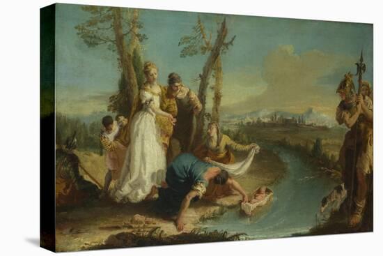 The Finding of Moses, after 1740-Francesco Zugno-Stretched Canvas