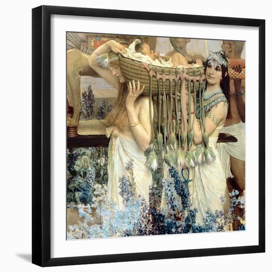 The Finding of Moses by Pharaoh's Daughter, 1904 (Detail)-Sir Lawrence Alma-Tadema-Framed Giclee Print