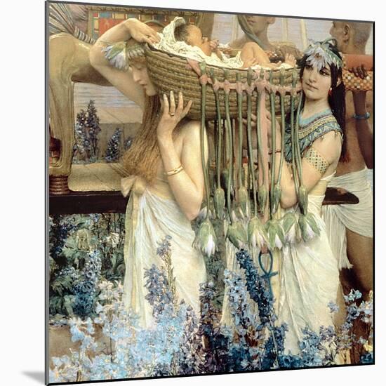 The Finding of Moses by Pharaoh's Daughter, 1904 (Detail)-Sir Lawrence Alma-Tadema-Mounted Giclee Print