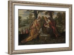 The Finding of Moses, c.1555-75-Jacopo Robusti Tintoretto-Framed Giclee Print