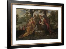 The Finding of Moses, c.1555-75-Jacopo Robusti Tintoretto-Framed Giclee Print