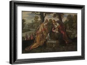 The Finding of Moses, c.1555-75-Jacopo Robusti Tintoretto-Framed Giclee Print