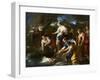 The Finding of Moses, c.1685-1690-Luca Giordano-Framed Giclee Print