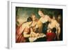 The Finding of Moses (Oil on Canvas)-Pietro Liberi-Framed Giclee Print