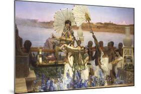 The Finding of Moses-Sir Lawrence Alma-Tadema-Mounted Giclee Print