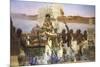 The Finding of Moses-Sir Lawrence Alma-Tadema-Mounted Giclee Print