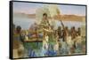 The Finding of Moses-Lawrence Alma-Tadema-Framed Stretched Canvas