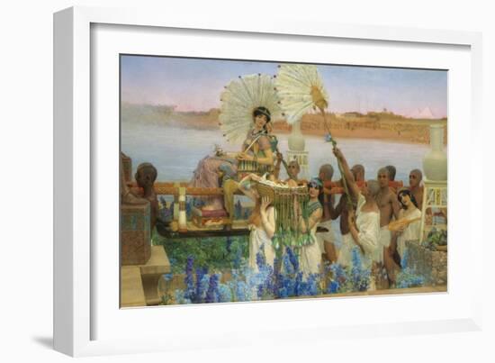 The Finding of Moses-Lawrence Alma-Tadema-Framed Giclee Print