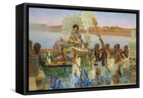 The Finding of Moses-Lawrence Alma-Tadema-Framed Stretched Canvas