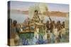The Finding of Moses-Lawrence Alma-Tadema-Stretched Canvas