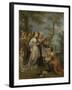 The Finding of Moses-Balthasar Beschey-Framed Giclee Print