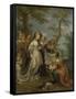 The Finding of Moses-Balthasar Beschey-Framed Stretched Canvas