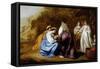 The Finding of Moses-Abraham Lamberts Jacobsz van den Tempel-Framed Stretched Canvas